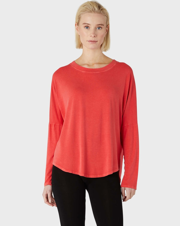 Speedway Premium Jersey Slouch Top - Coral